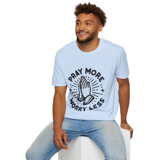 Unisex Softstyle T-Shirt, Inspirational Tee, Spiritual Apparel, Motivational Shirt, Relaxation Wear, Gift for Faith