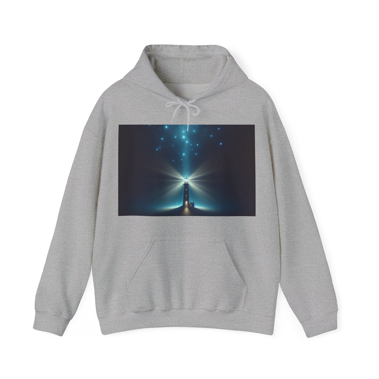 Unisex Garment Sweatshirt, Galaxy Print Hoodie, Stylish Hooded Sweatshirt, Gift for Space Lovers, Perfect for Cozy Evenings