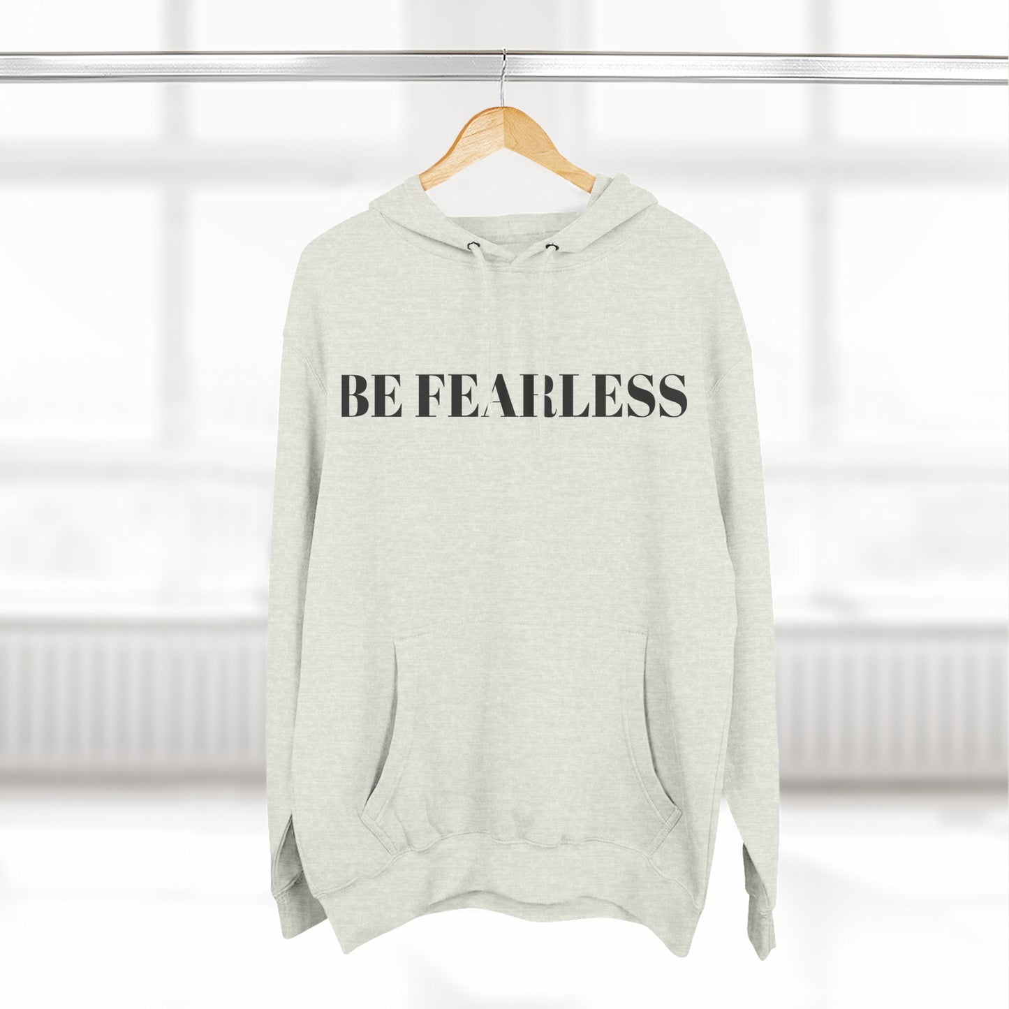 Fearless Fleece Hoodie | Cozy Motivational Sweatshirt, Gift for Him/Her, Inspirational Wear, Casual Outfit, Everyday Comfort