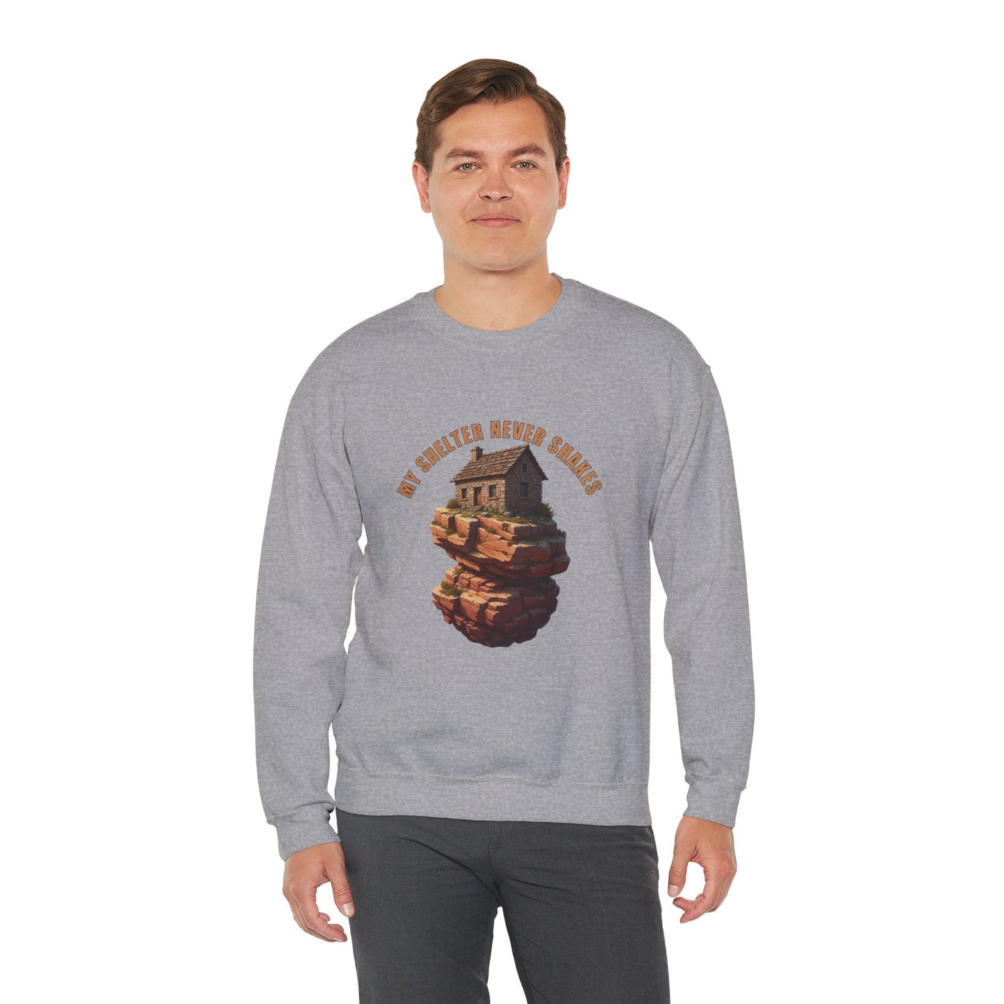 Cozy Graphic Sweatshirt - My Sweater Never Shakes, Unisex Crewneck, Casual Pullover, Unique Gift for Friends, Fall Fashion