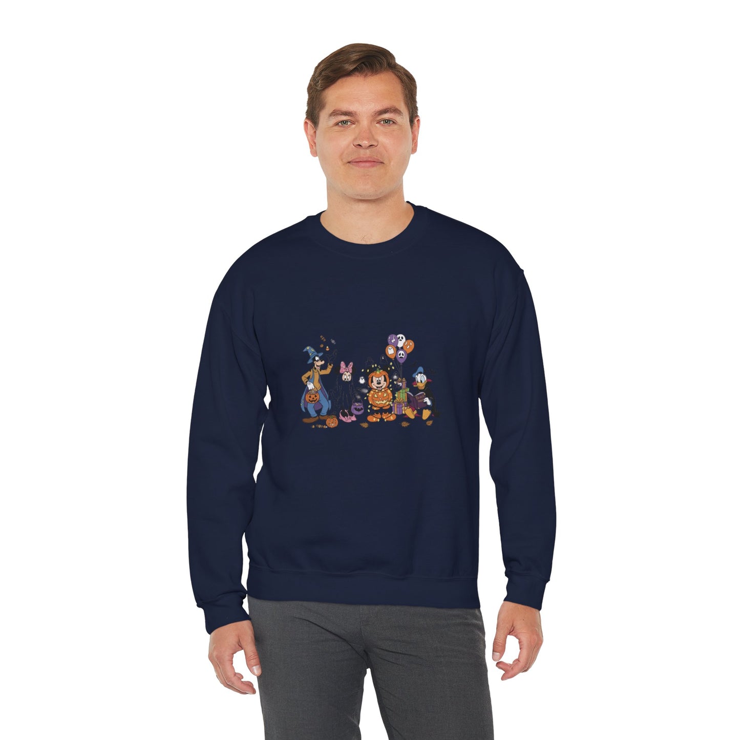 Whimsical Character Sweatshirt, Unisex Crewneck, Cozy Gift, Disney-Inspired, Fun Apparel, Perfect for Birthdays