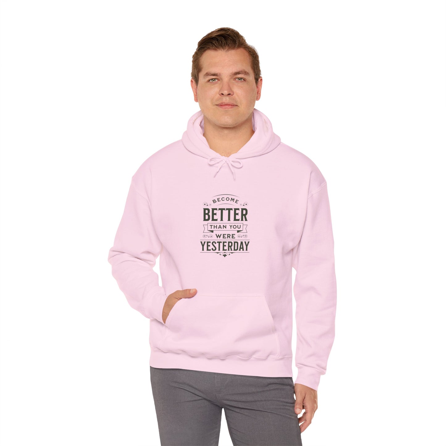 Unisex Heavy Blend™ Hooded Sweatshirt, Unisex Sweatshirt, Motivational Gift, Cozy Casual Wear, Self-Improvement Style