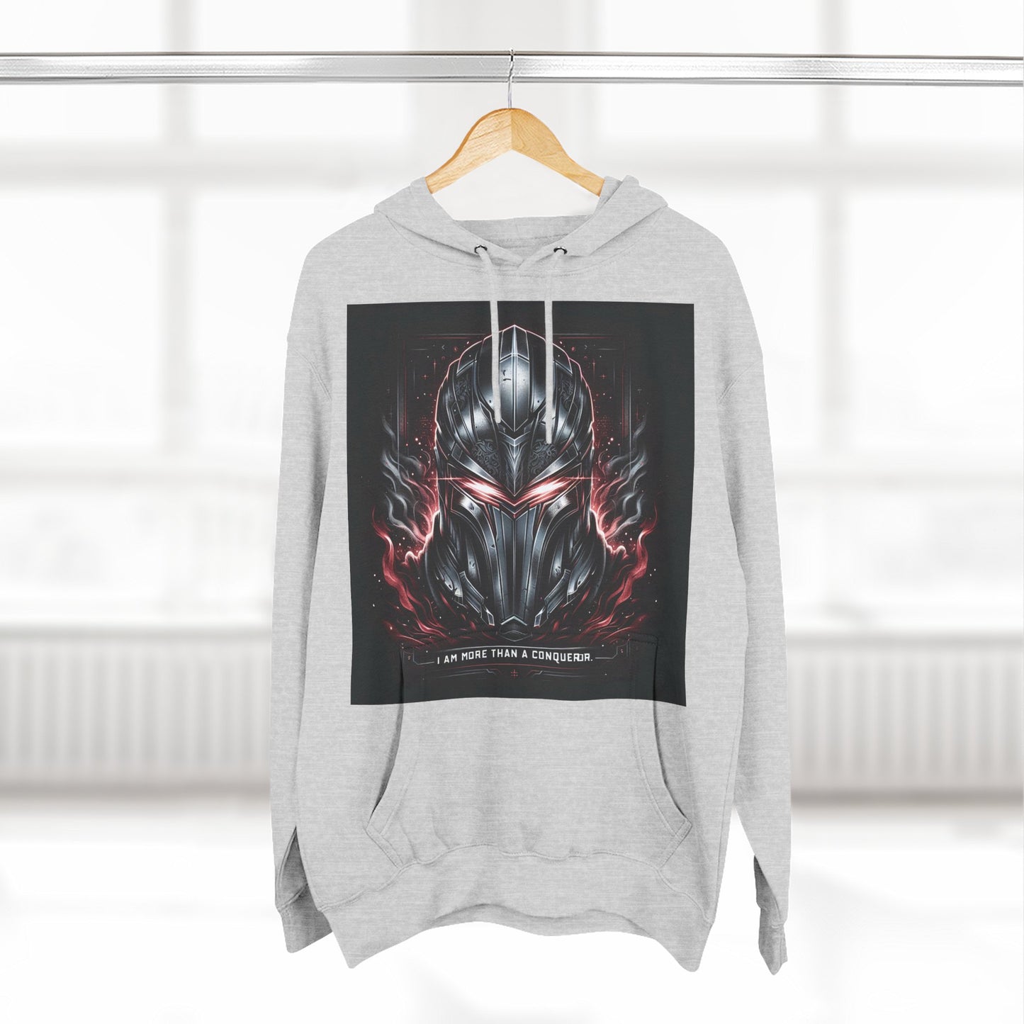 Three-Panel Fleece Hoodie