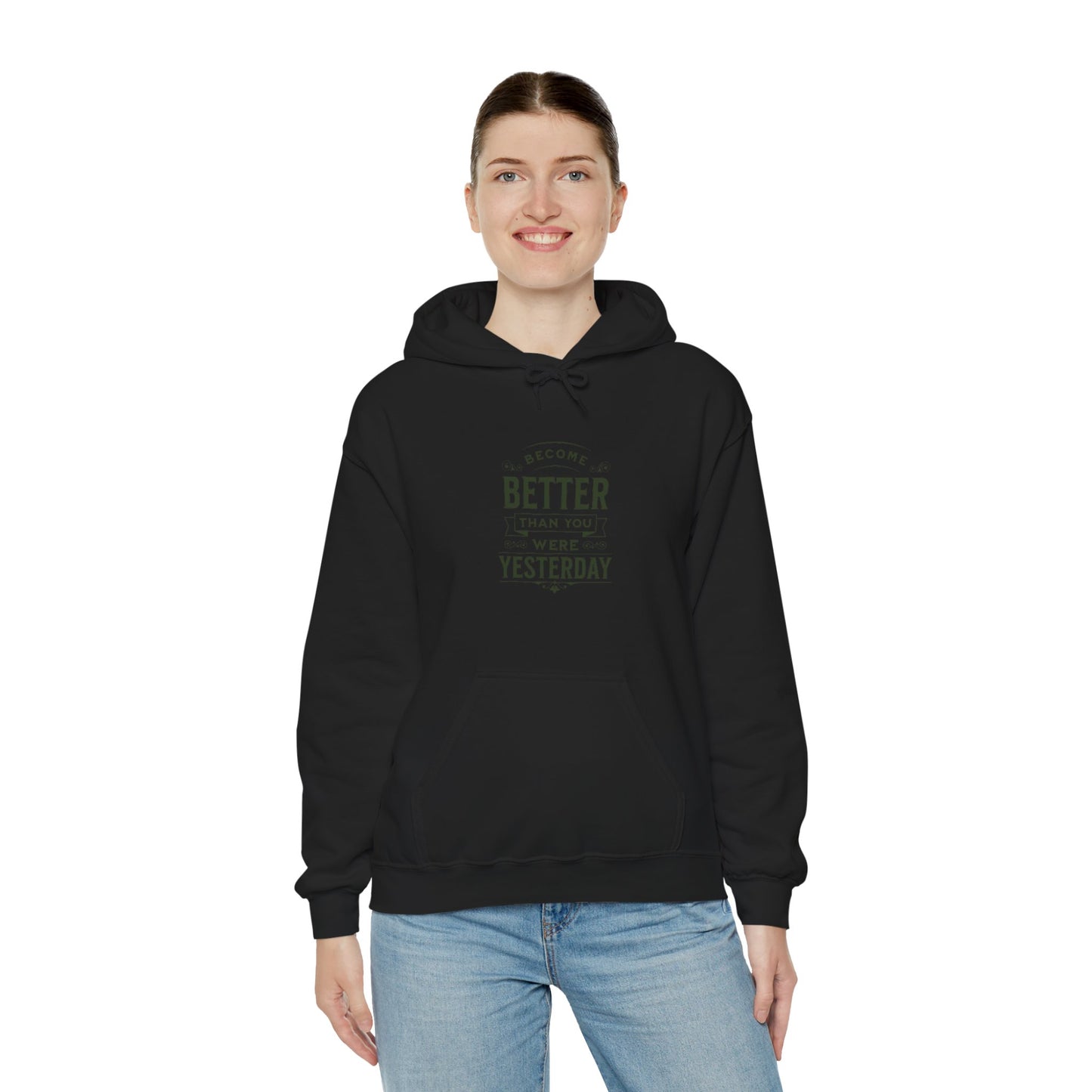 Unisex Heavy Blend™ Hooded Sweatshirt, Unisex Sweatshirt, Motivational Gift, Cozy Casual Wear, Self-Improvement Style