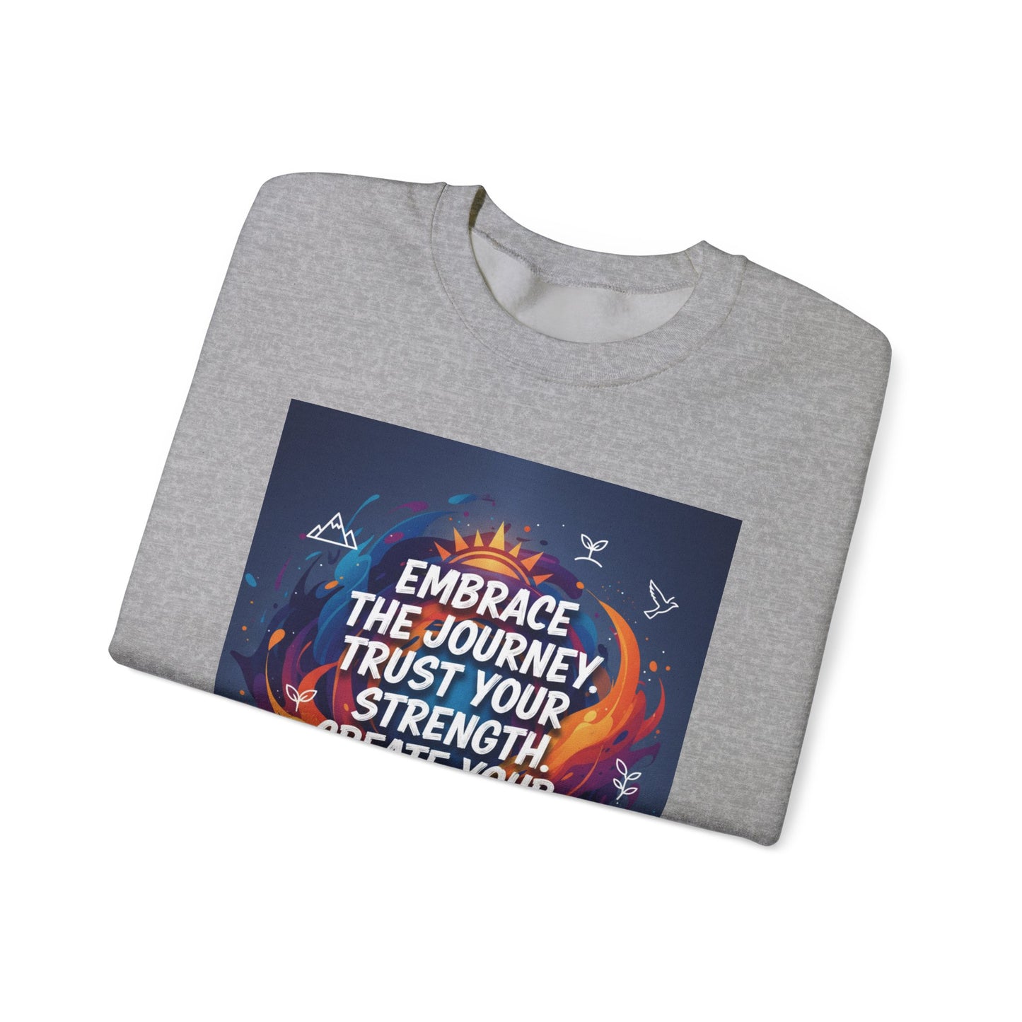 Inspirational Crewneck Sweatshirt - Embrace the Journey, Trust Your Strength, Cozy Gift for Motivation, Unisex Sweatshirt for [...]