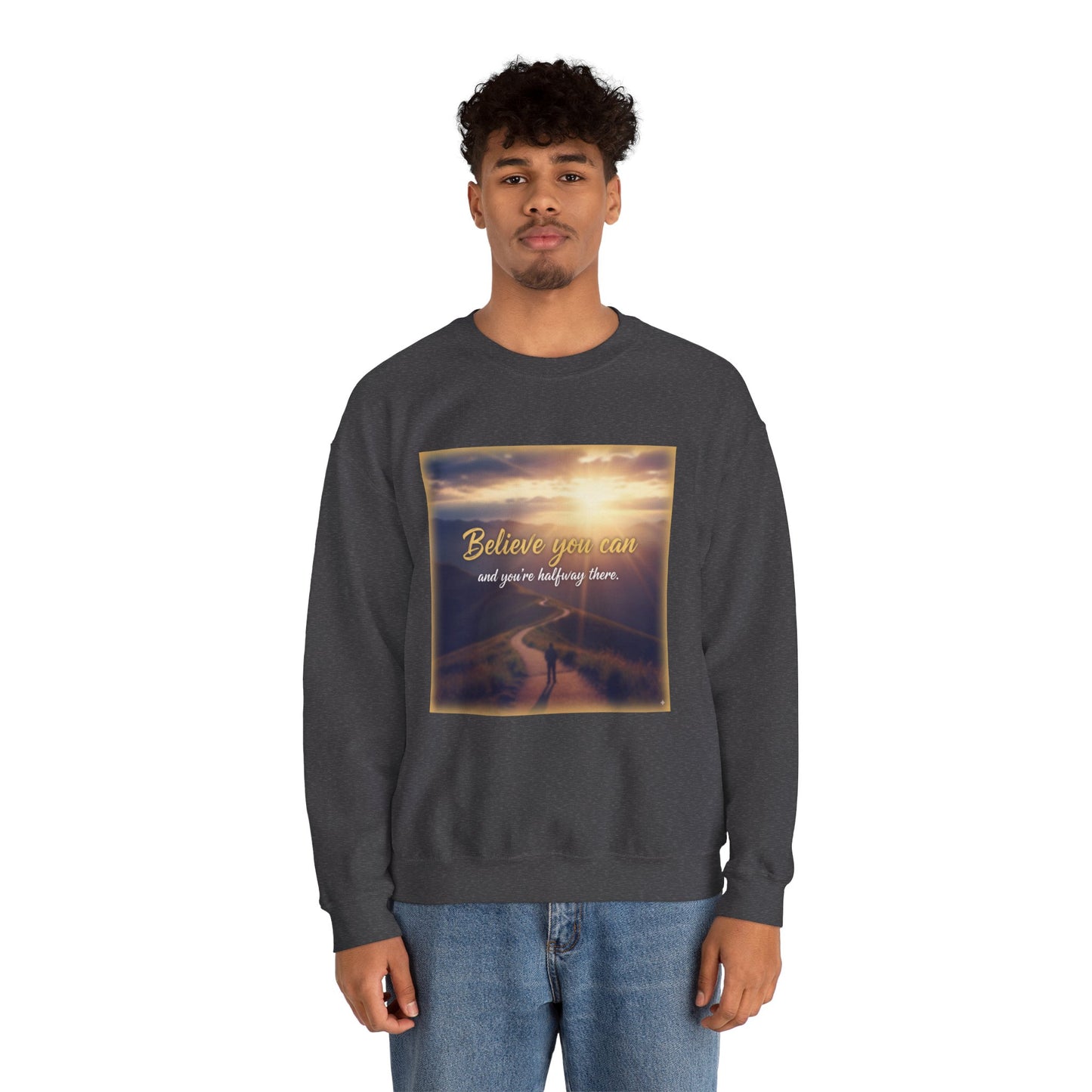 Inspiring Quote Crewneck Sweatshirt