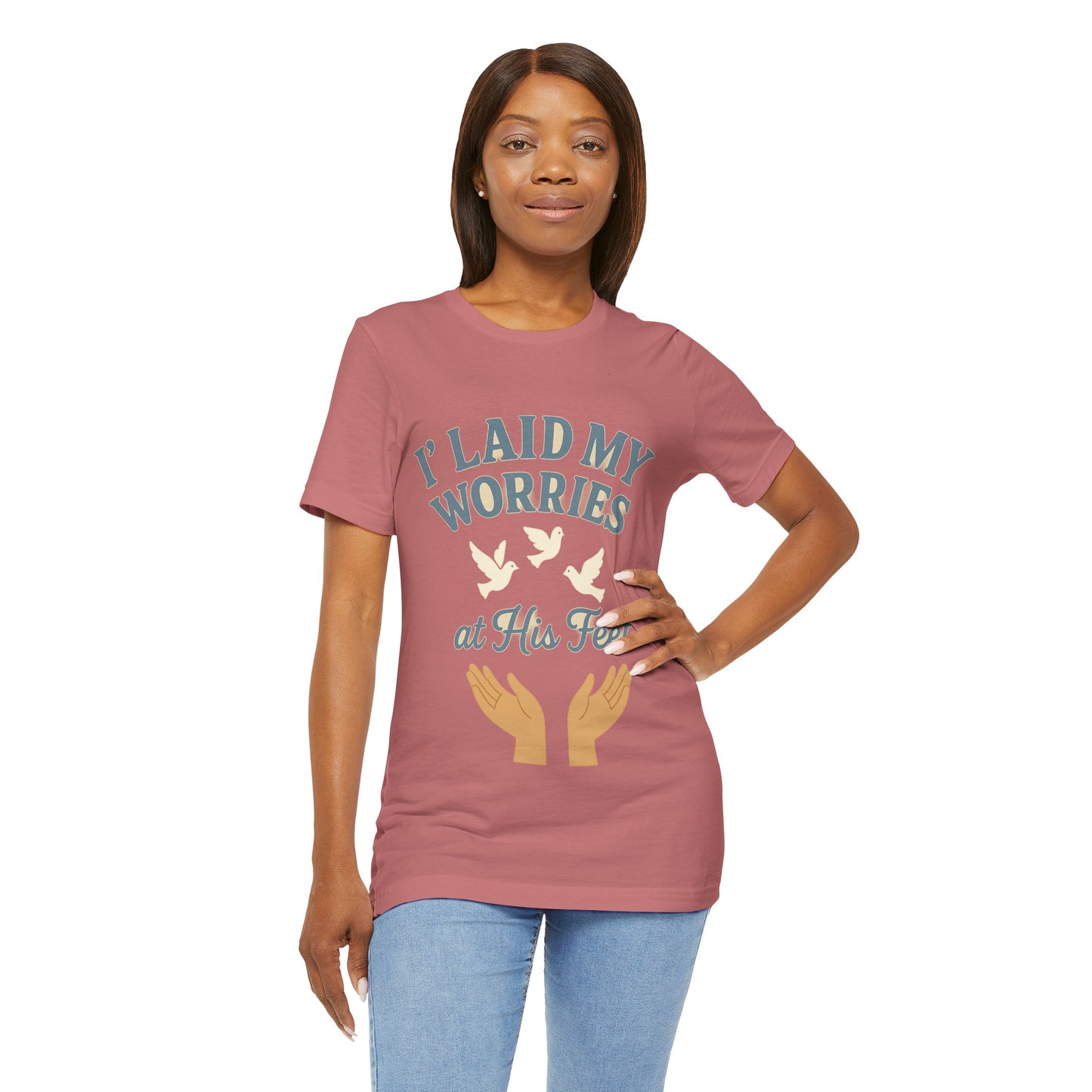 Inspirational Faith T-Shirt, Comfort Tee, Spiritual Gift, Uplifting Apparel, Encouragement Shirt, Casual Everyday Wear