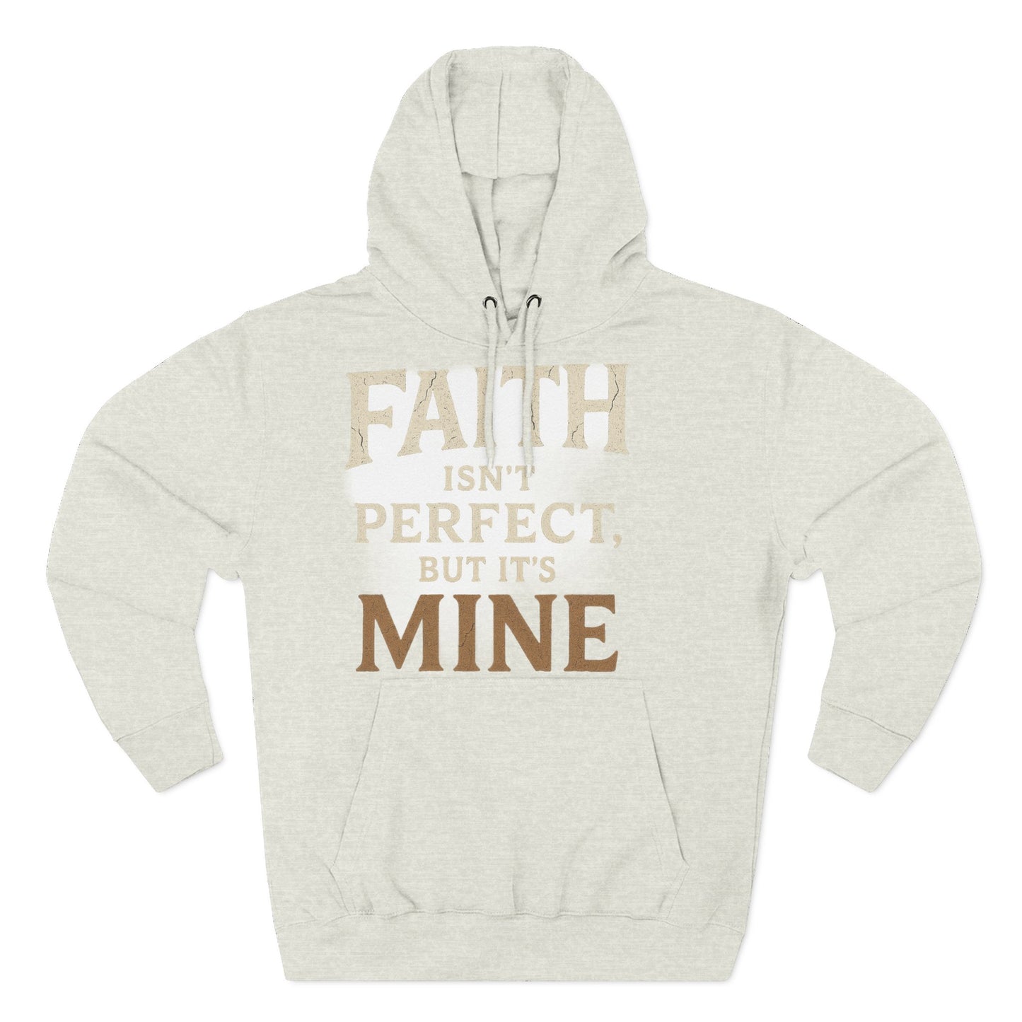 Faith-Themed Fleece Hoodie, Inspirational Sweatshirt, Cozy Faith Hoodie, Perfect for Gifts, Christian Apparel