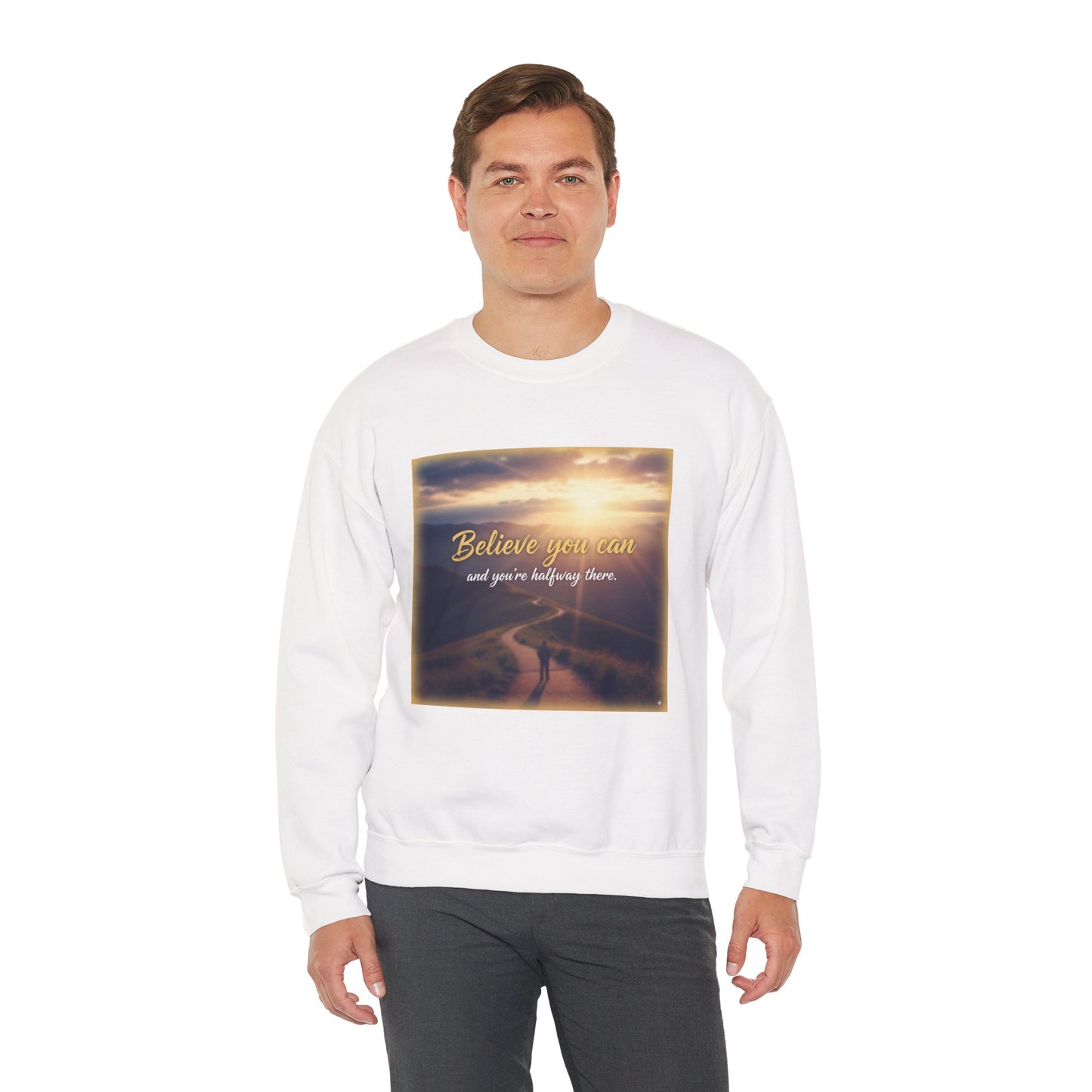 Inspiring Quote Crewneck Sweatshirt