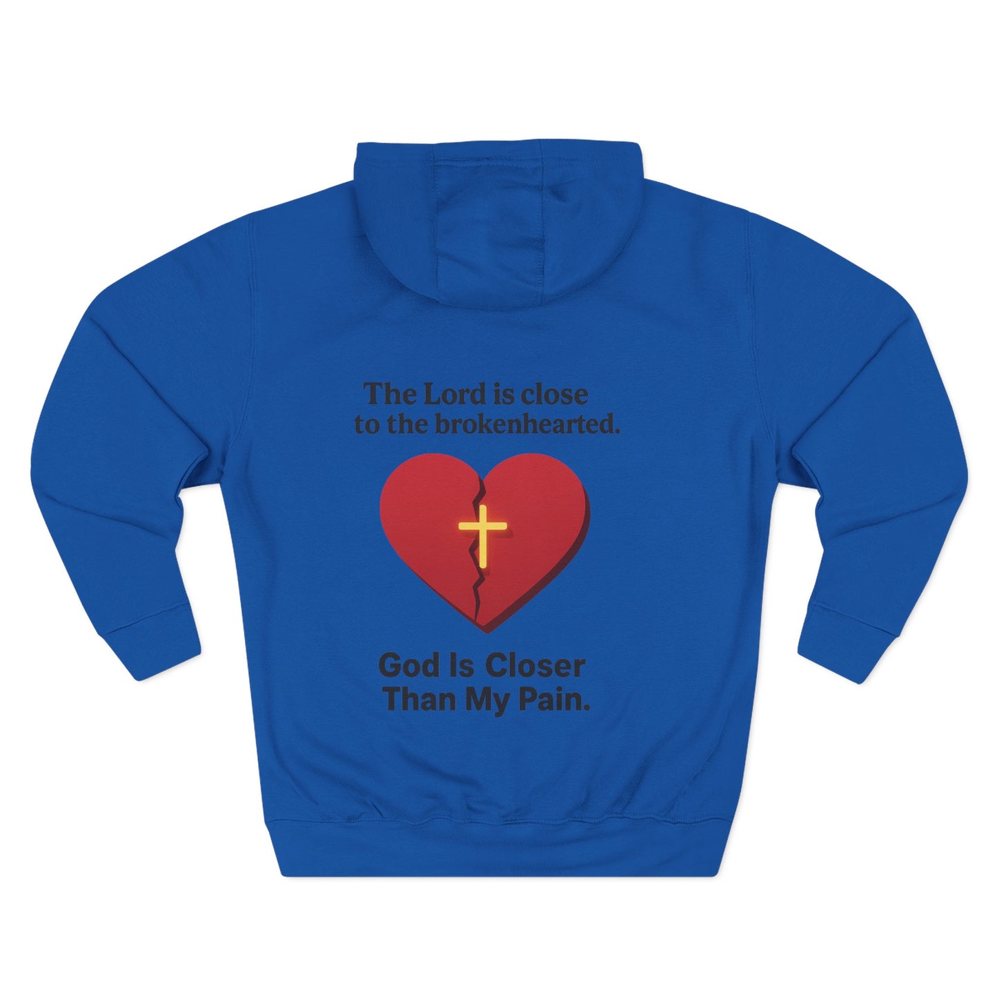 Faith-Inspired Three-Panel Fleece Hoodie, Inspirational Clothing, Religious Gift, Cozy Sweatshirt, Spiritual Apparel, Thoughtful Gift [...]