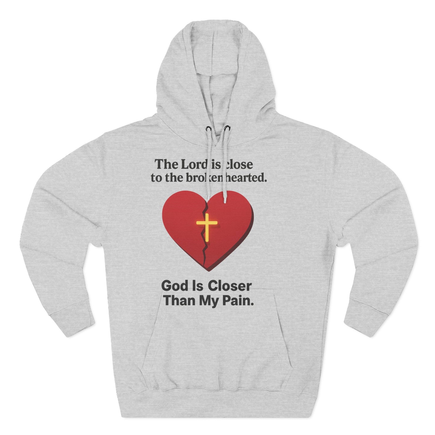 Faith-Inspired Three-Panel Fleece Hoodie, Inspirational Clothing, Religious Gift, Cozy Sweatshirt, Spiritual Apparel, Thoughtful Gift [...]