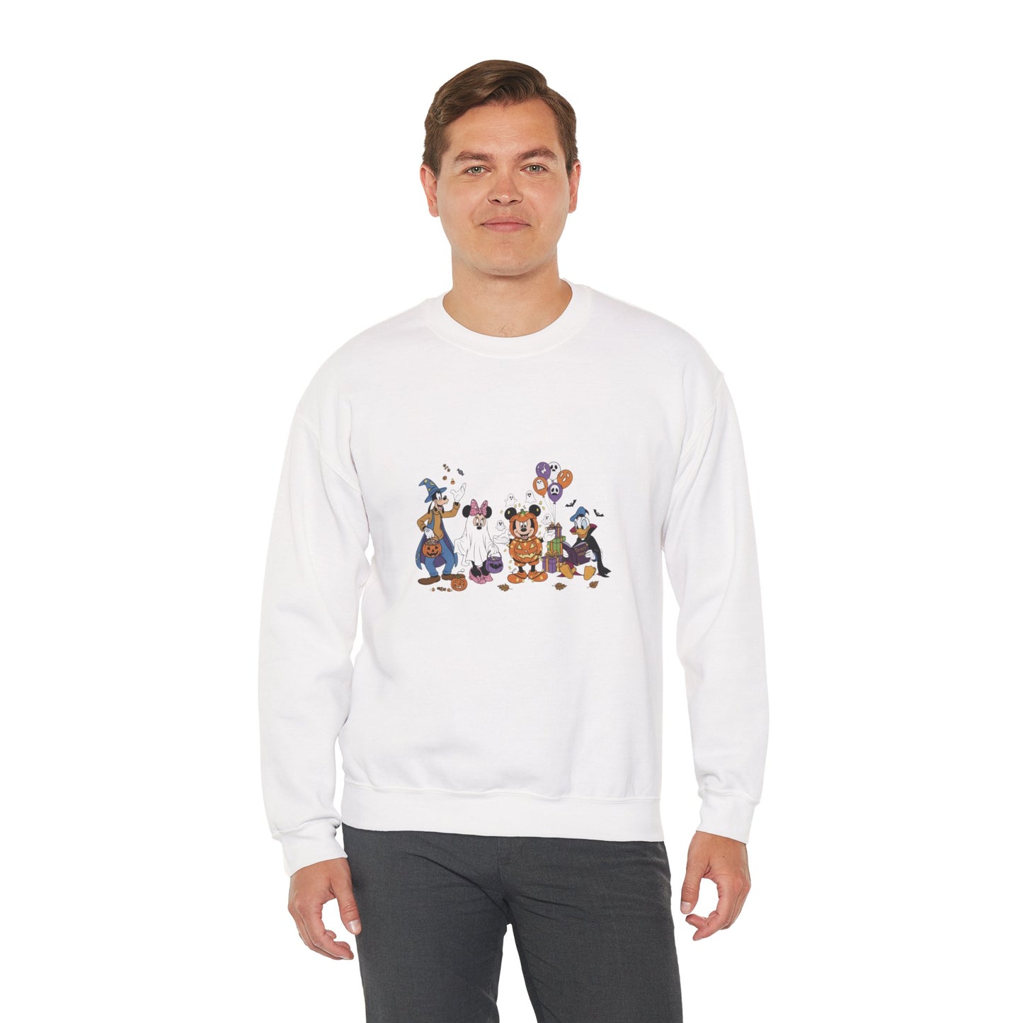 Whimsical Character Sweatshirt, Unisex Crewneck, Cozy Gift, Disney-Inspired, Fun Apparel, Perfect for Birthdays