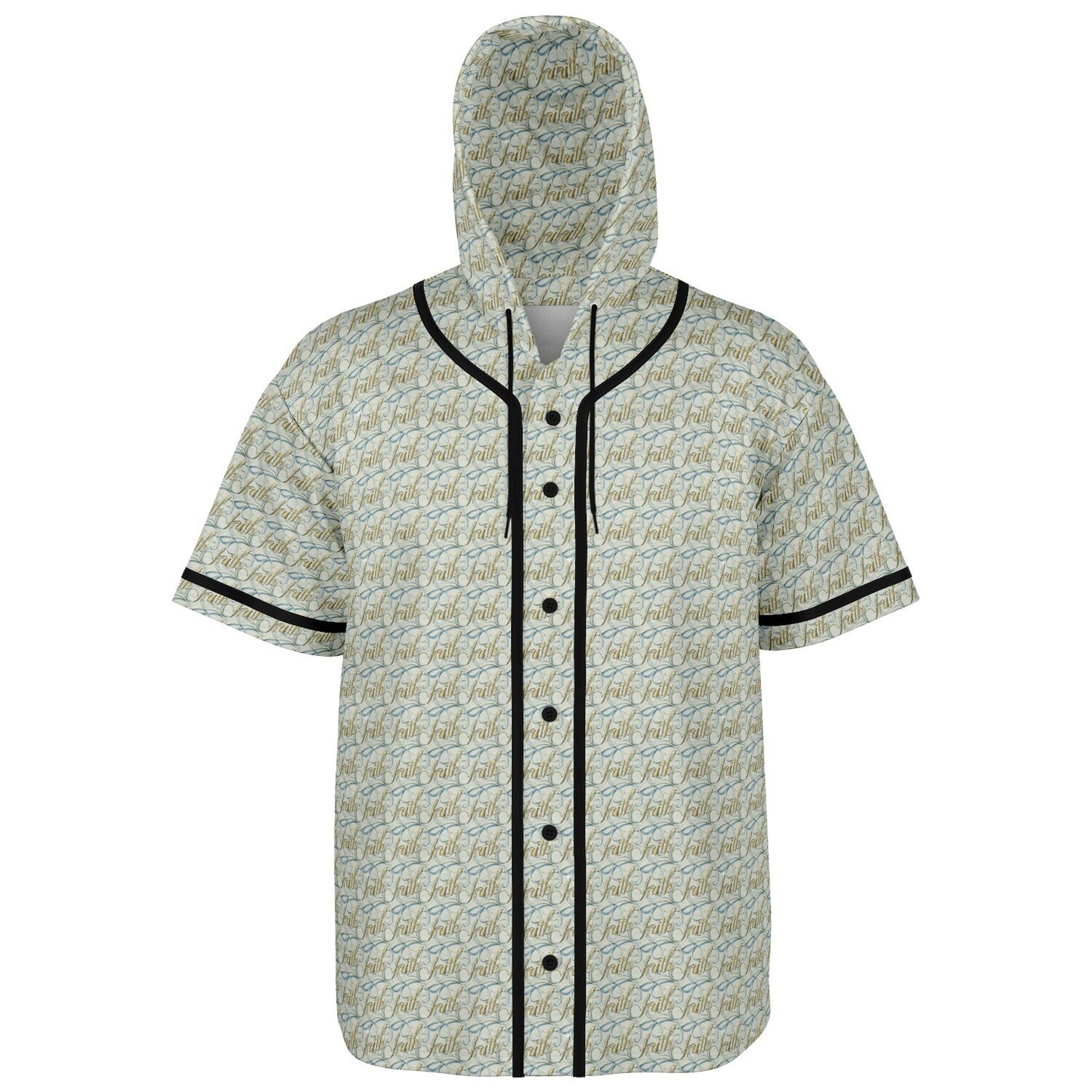 Hooded Baseball Jersey - AOP