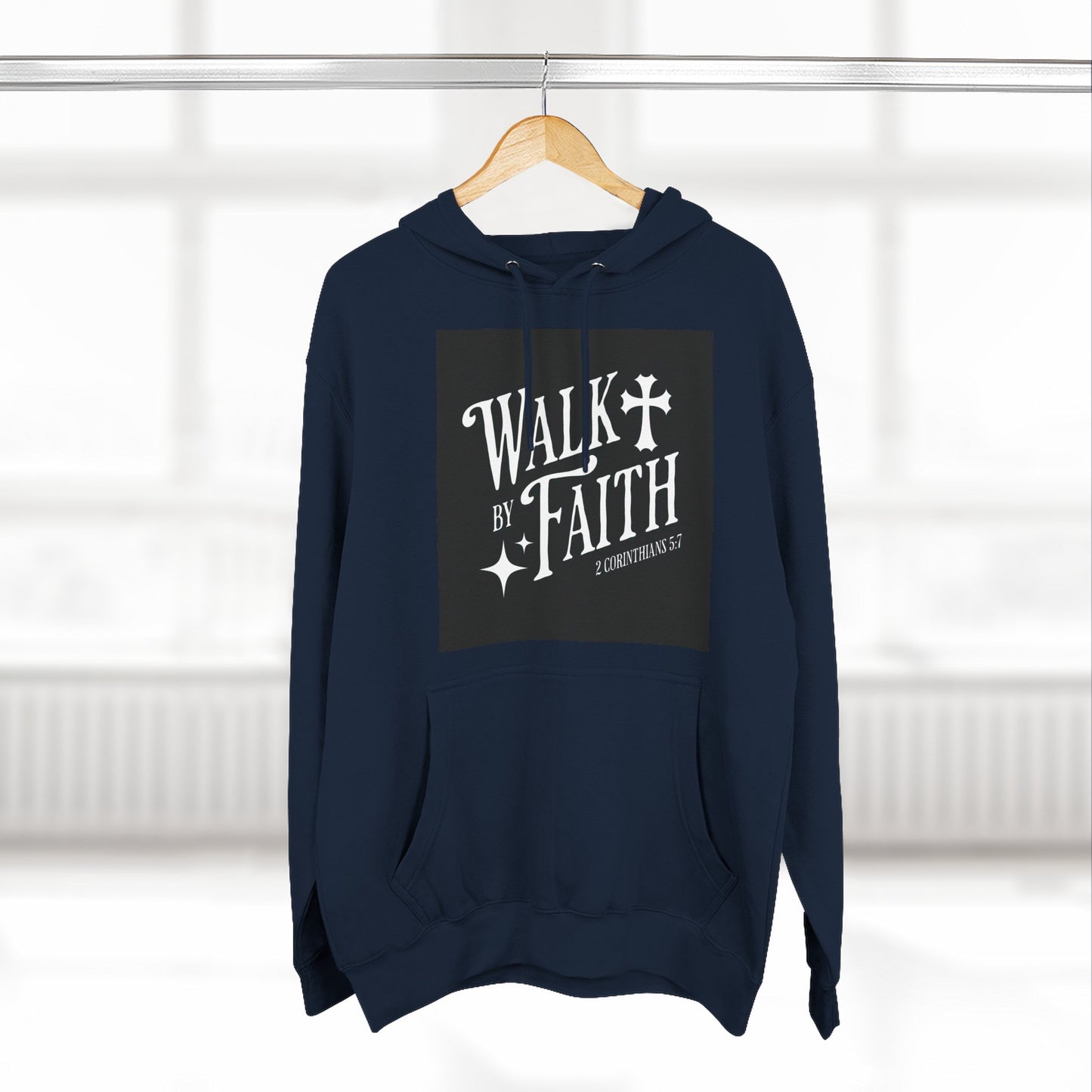Three-PanelFleeceHoodie, Inspirational Hoodie, Cozy Fleece Pullover, Religious Gift for Women, Perfect for Church or Casual Wear