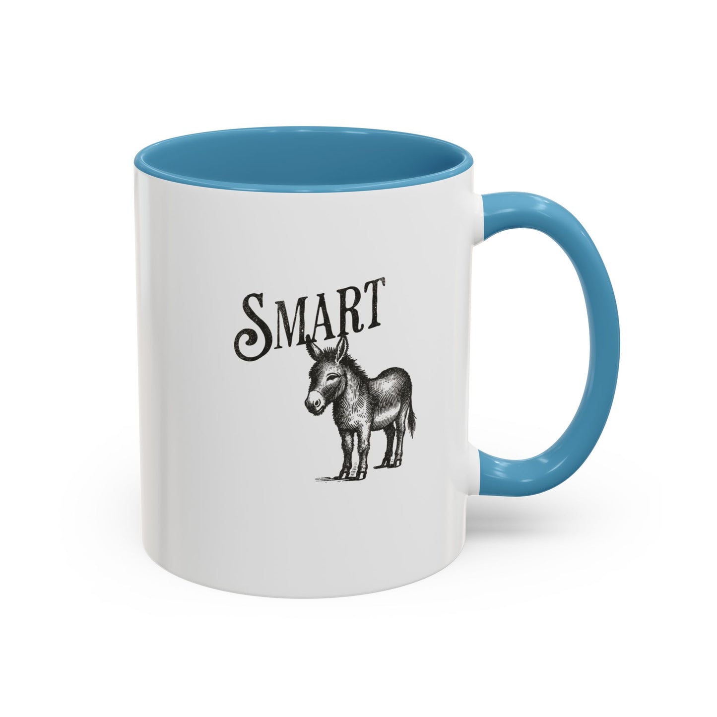 Smart Donkey Accent Coffee Mug - Perfect Gift for Animal Lovers, Funny Office Mug, Inspirational Quote, Unique Home Decor, Birthday Present