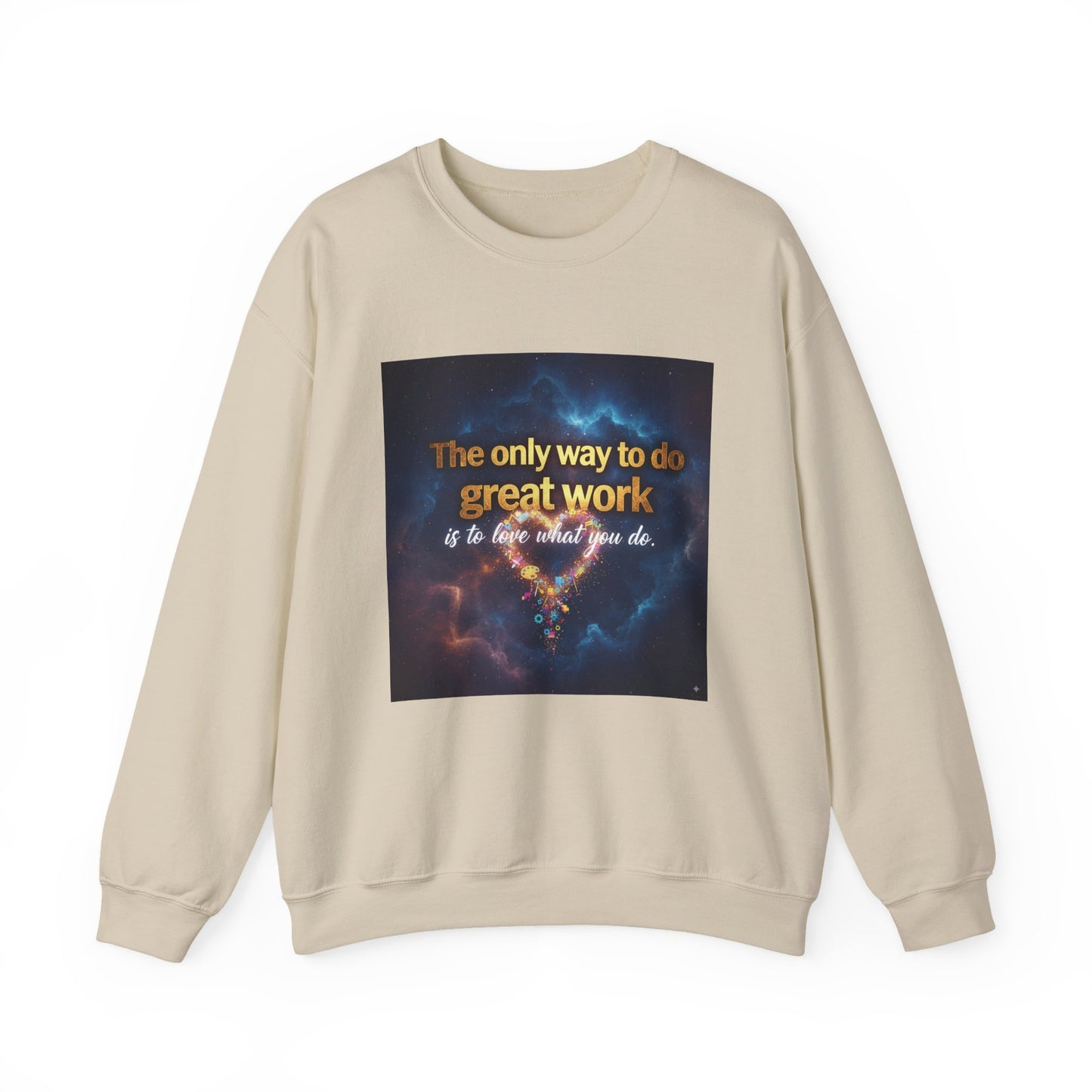 Inspirational Crewneck Sweatshirt, Motivational Gift, Cozy Unisex Pullover, Workwear, Everyday Comfort, Unique Quote Apparel