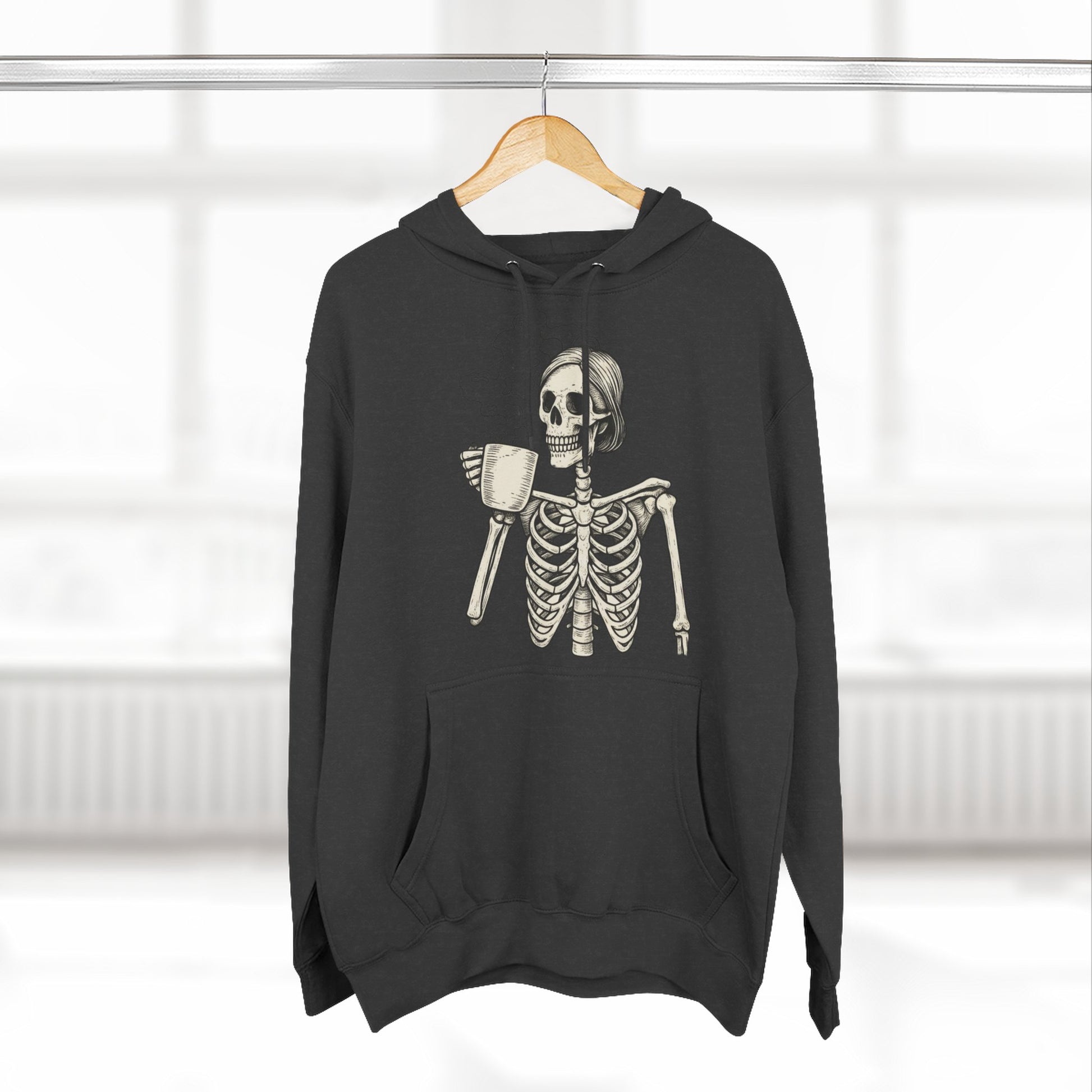 Spooky Skeleton Fleece Hoodie