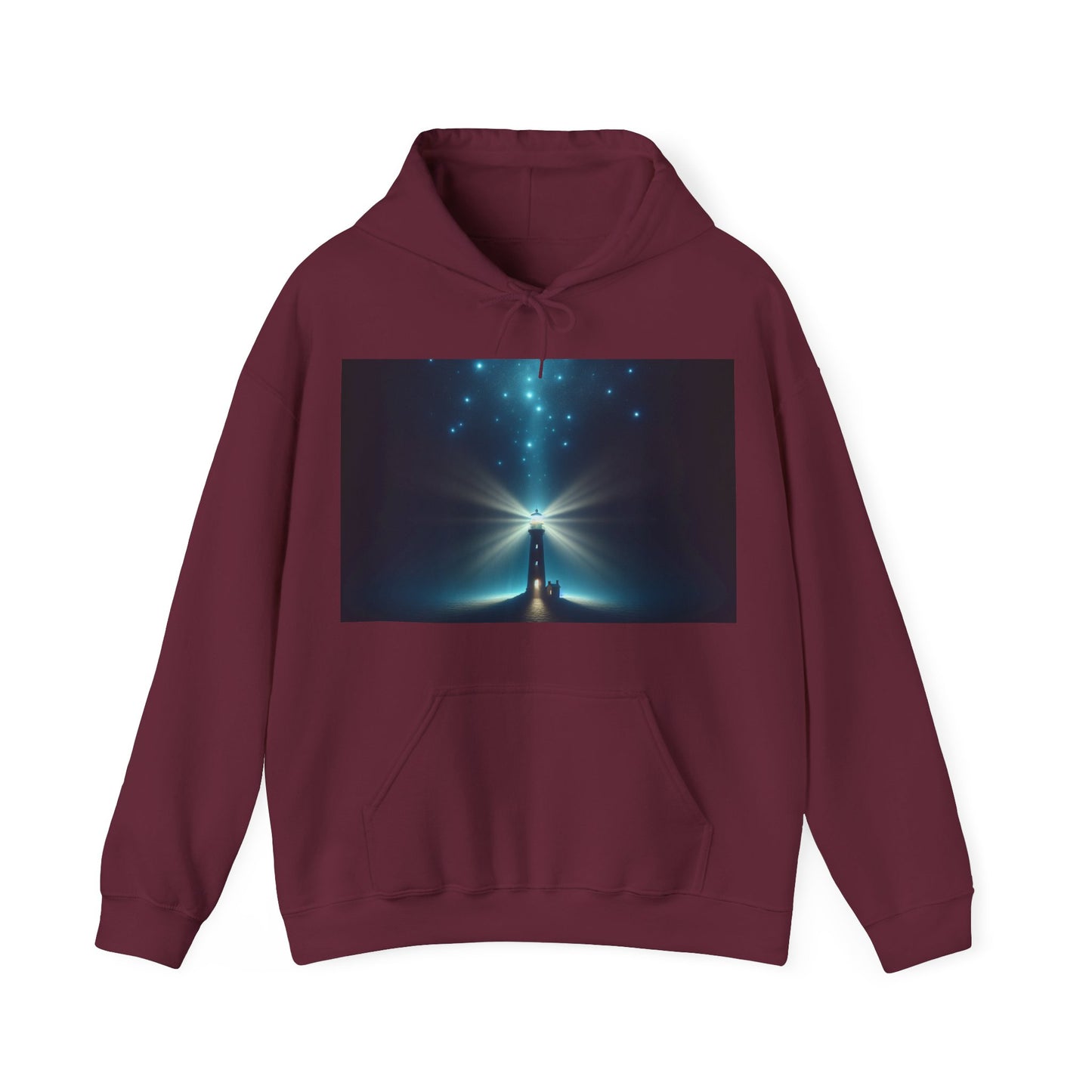 Unisex Garment Sweatshirt, Galaxy Print Hoodie, Stylish Hooded Sweatshirt, Gift for Space Lovers, Perfect for Cozy Evenings