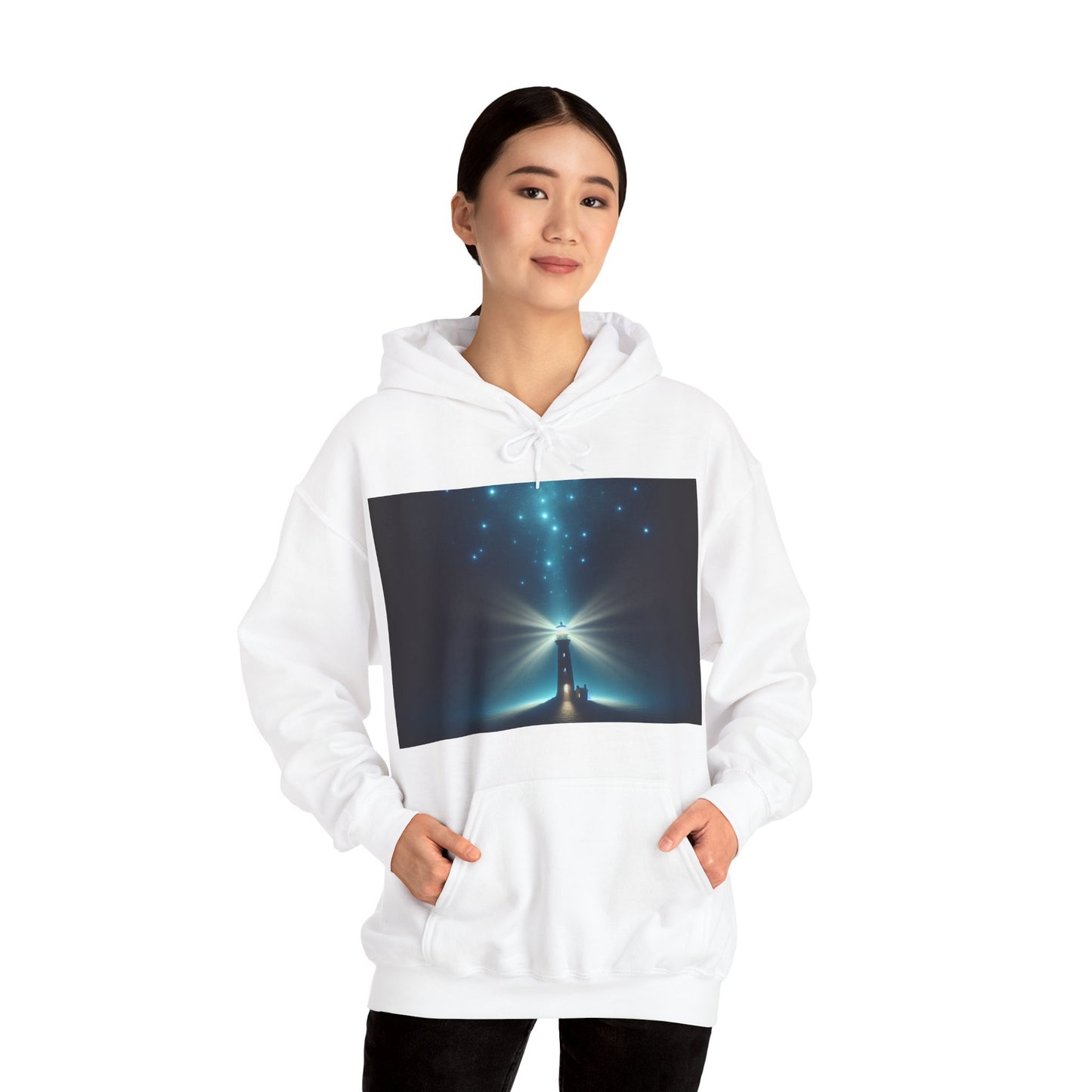 Unisex Garment Sweatshirt, Galaxy Print Hoodie, Stylish Hooded Sweatshirt, Gift for Space Lovers, Perfect for Cozy Evenings