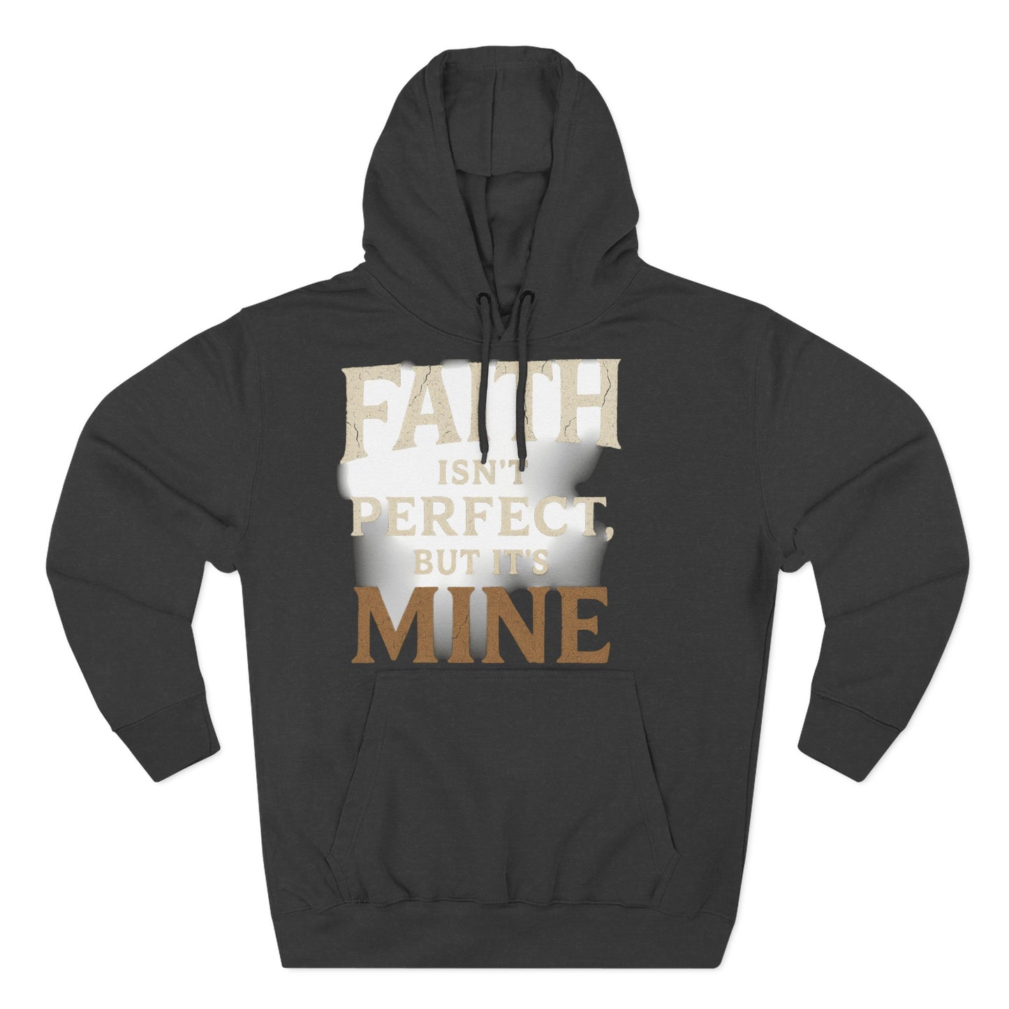 Faith-Themed Fleece Hoodie, Inspirational Sweatshirt, Cozy Faith Hoodie, Perfect for Gifts, Christian Apparel