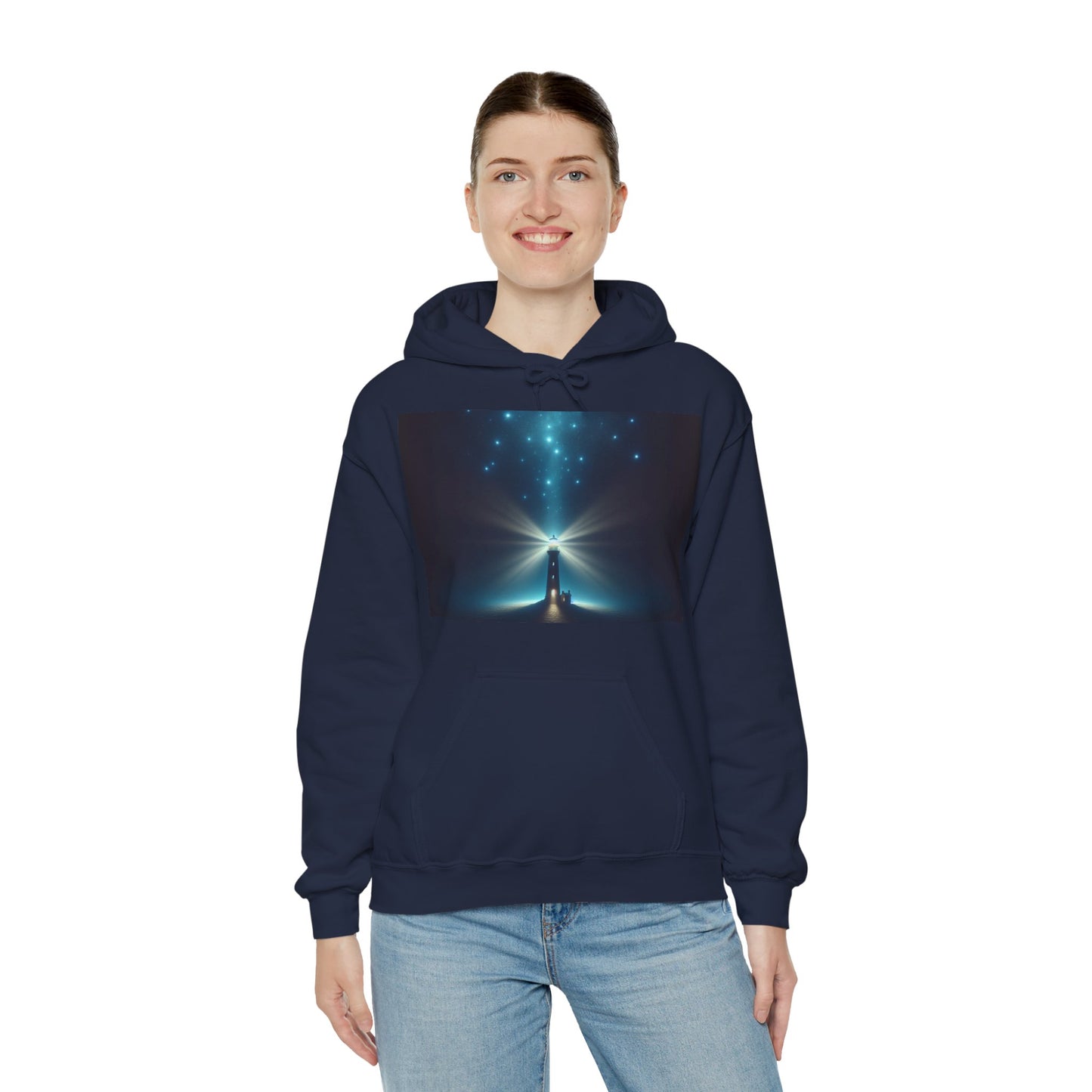Unisex Garment Sweatshirt, Galaxy Print Hoodie, Stylish Hooded Sweatshirt, Gift for Space Lovers, Perfect for Cozy Evenings