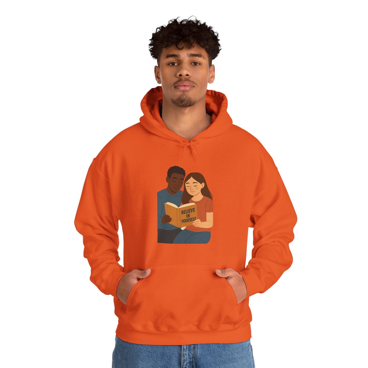 Unisex Heavy Blend Hooded Sweatshirt, Cozy Gift for Book Lovers