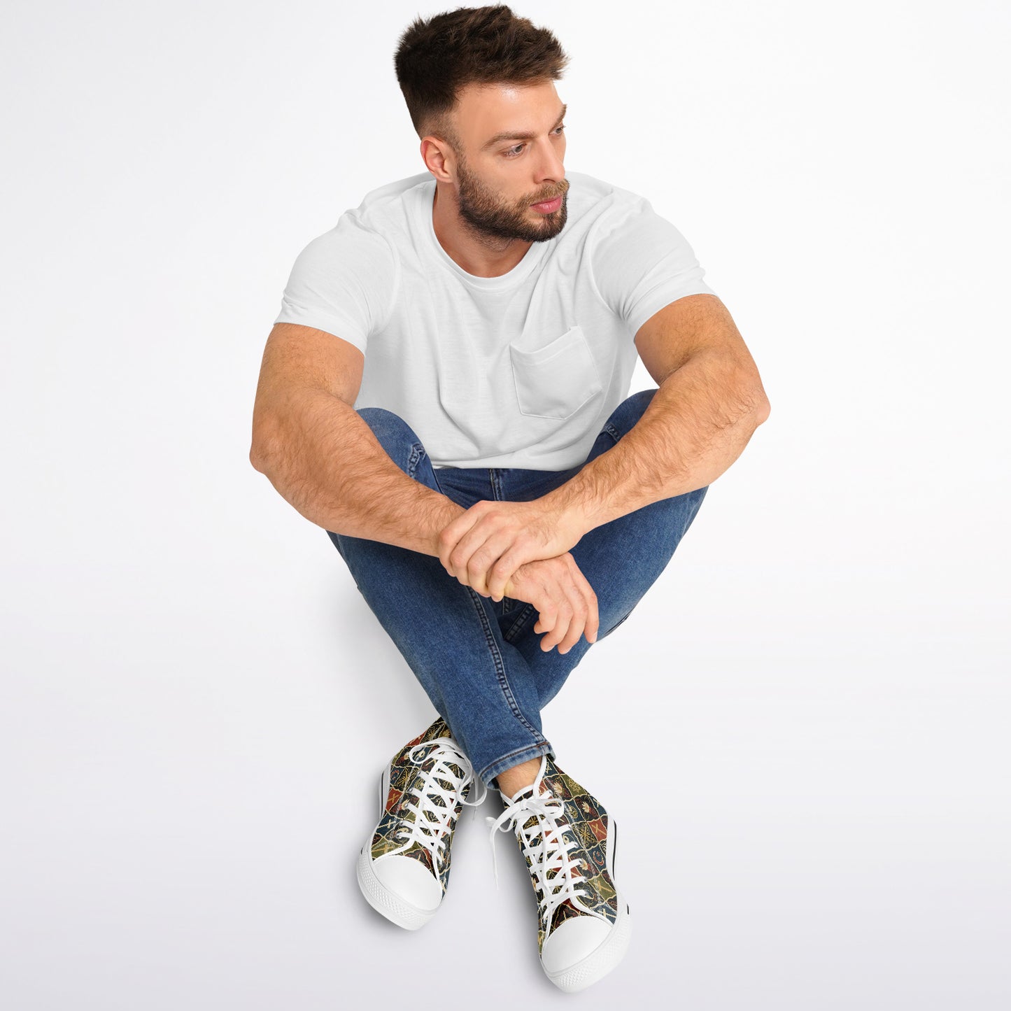 Urban Peak High Top Shoes - AOP