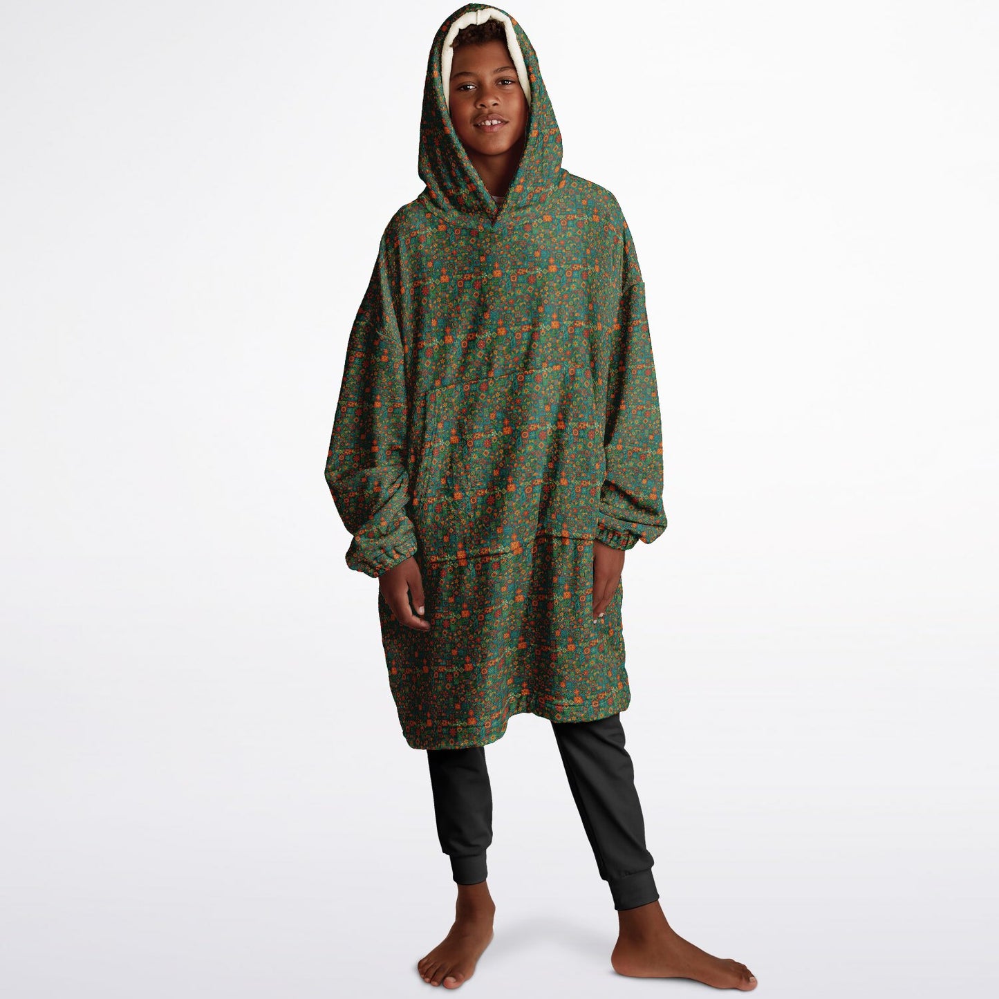 Youth Snug Hoodie Economy - AOP