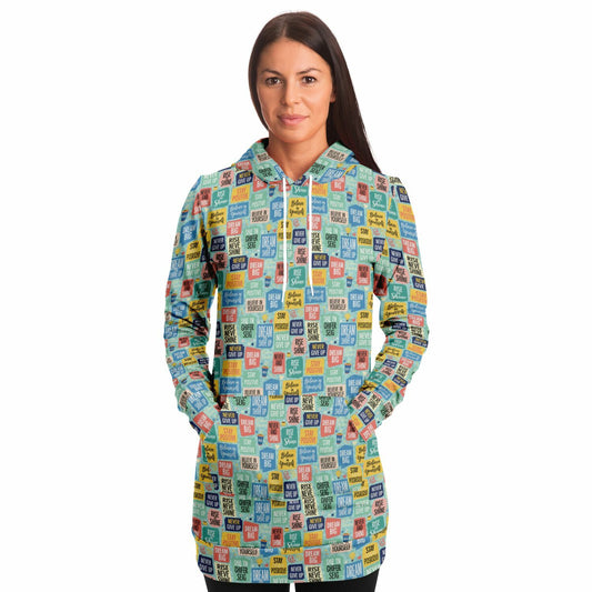 Athletic Longline Hoodie - AOP