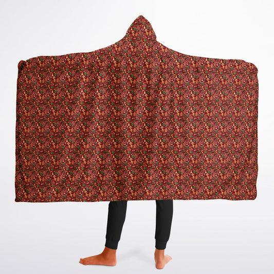 Youth Hooded Blanket Sherpa - AOP