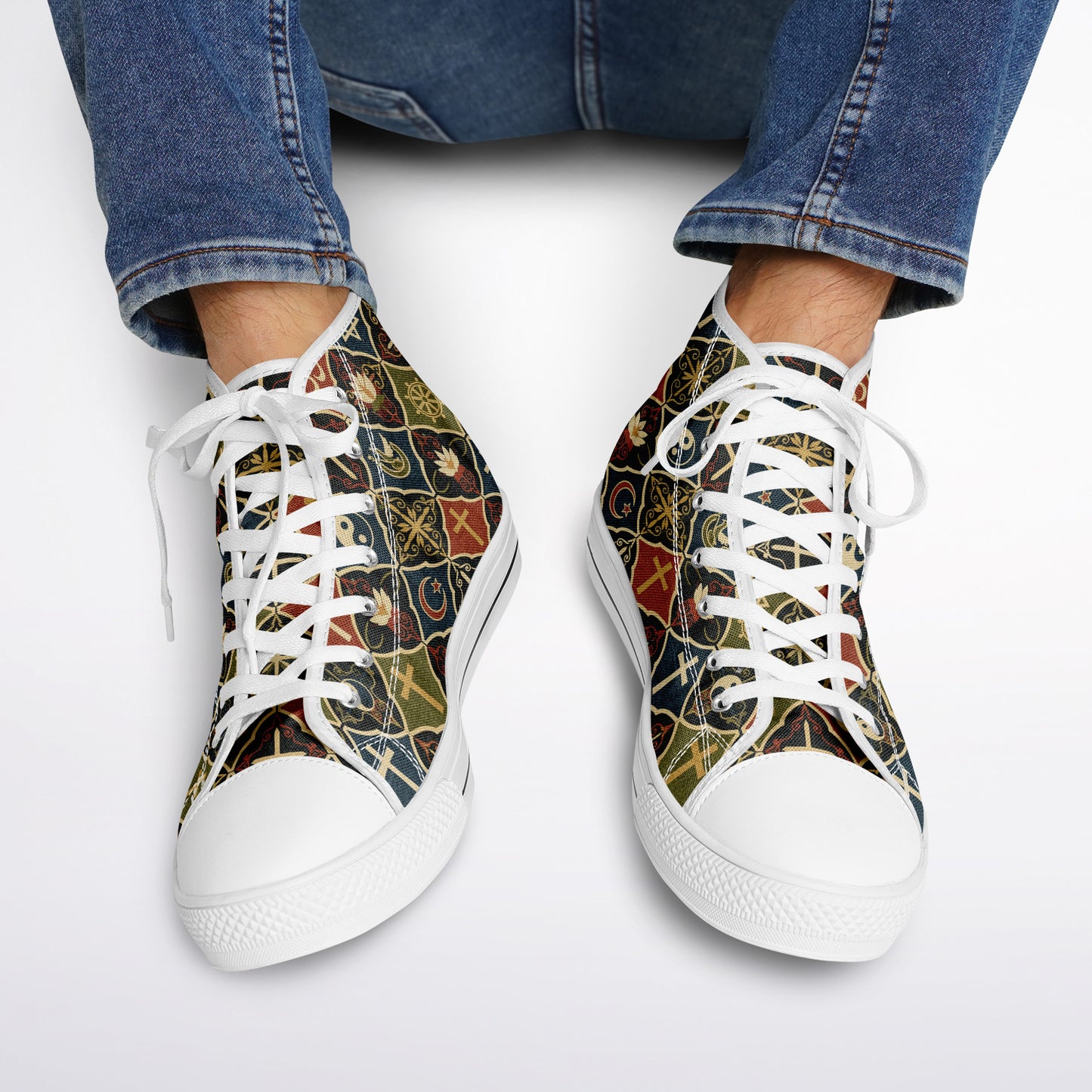 Urban Peak High Top Shoes - AOP