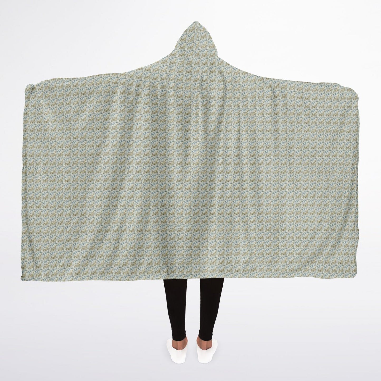 Hooded Blanket Micro Fleece - AOP