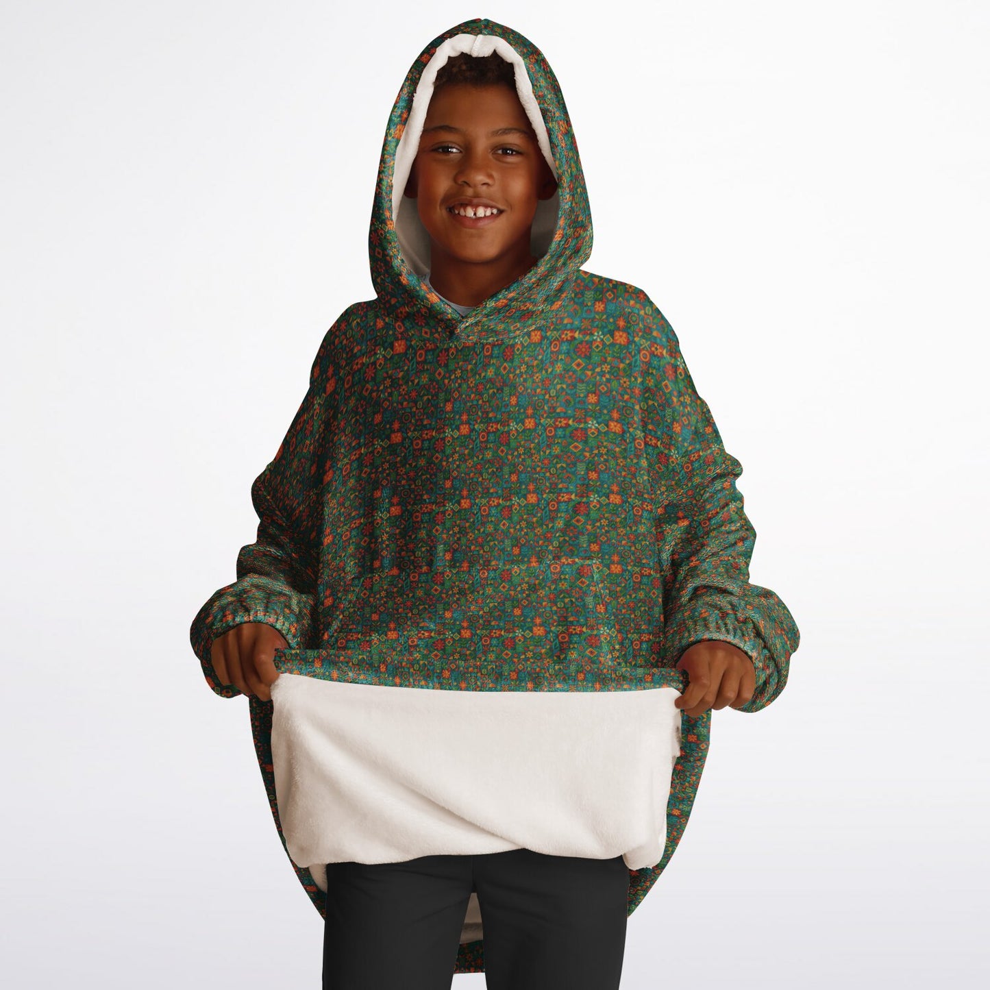 Youth Snug Hoodie Economy - AOP