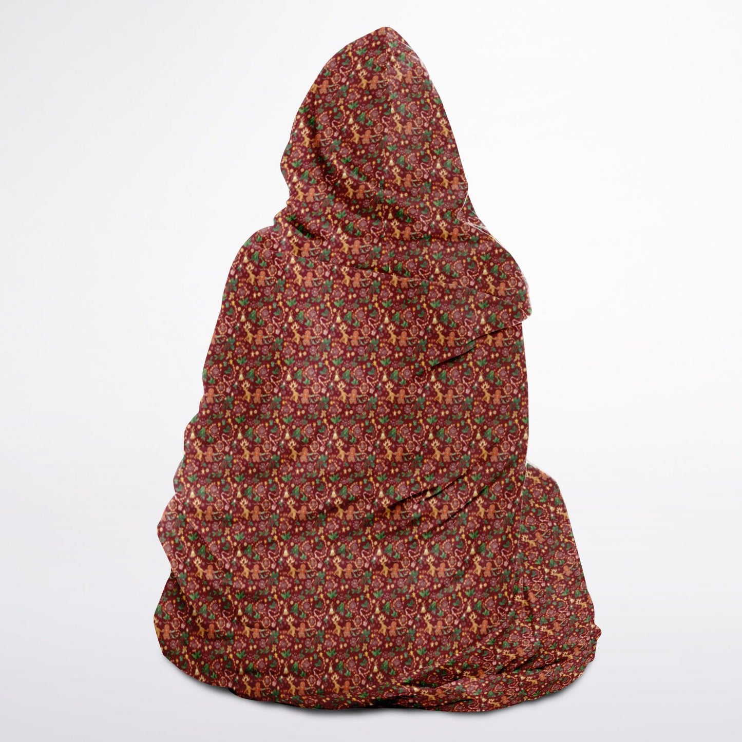 Hooded Blanket Sherpa - AOP