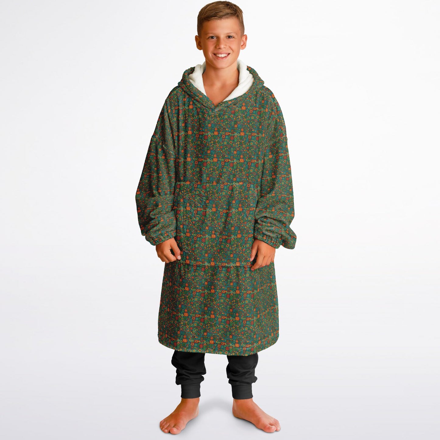 Youth Snug Hoodie Economy - AOP