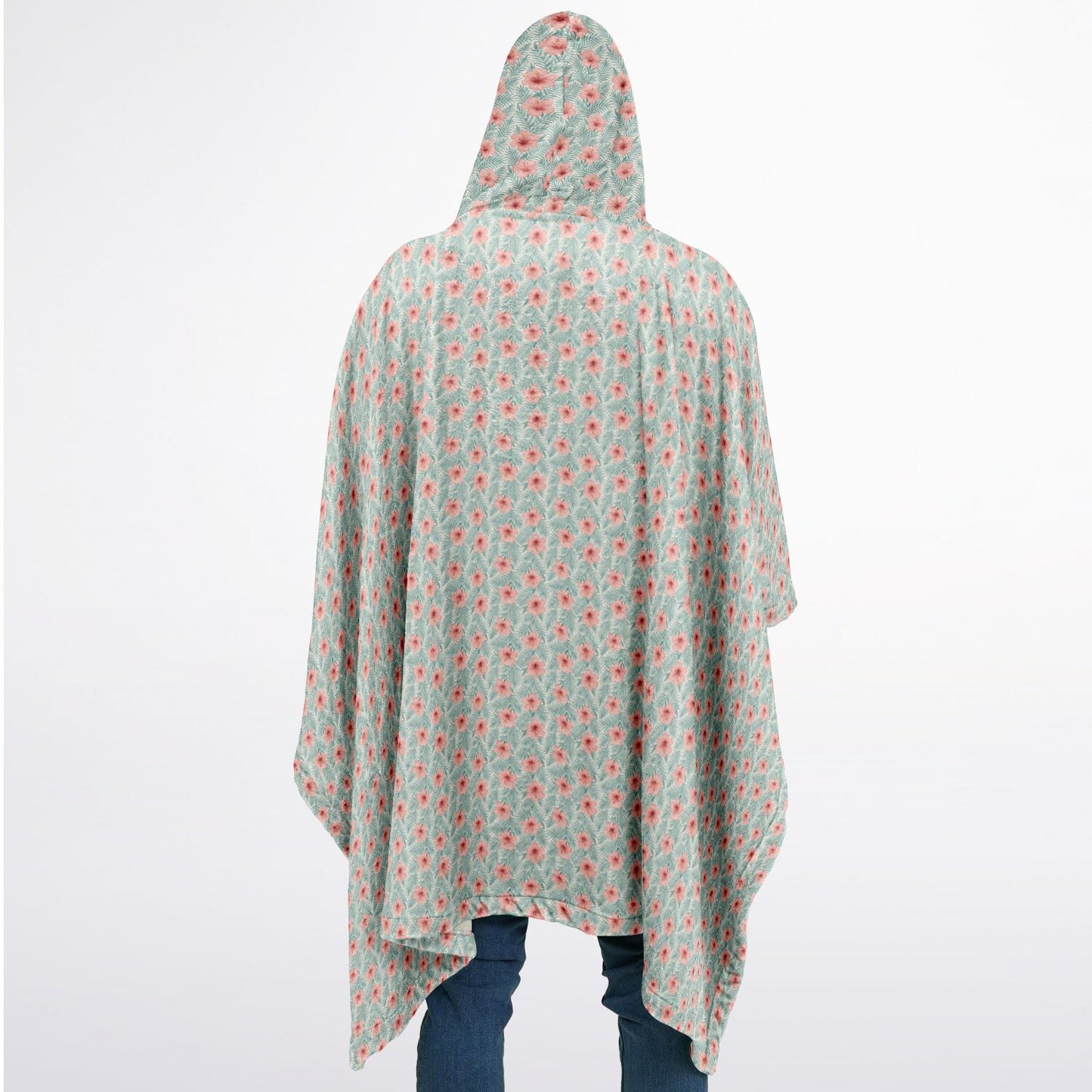 Flannel Blanket Poncho - AOP