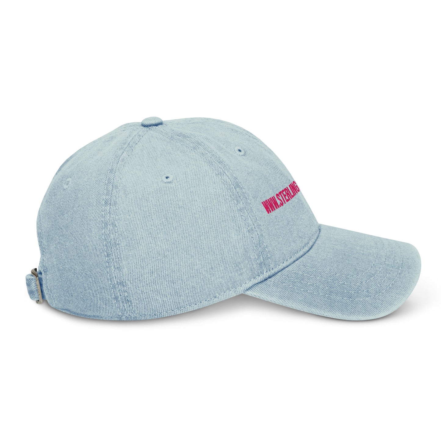 pigment-dyed denim hat