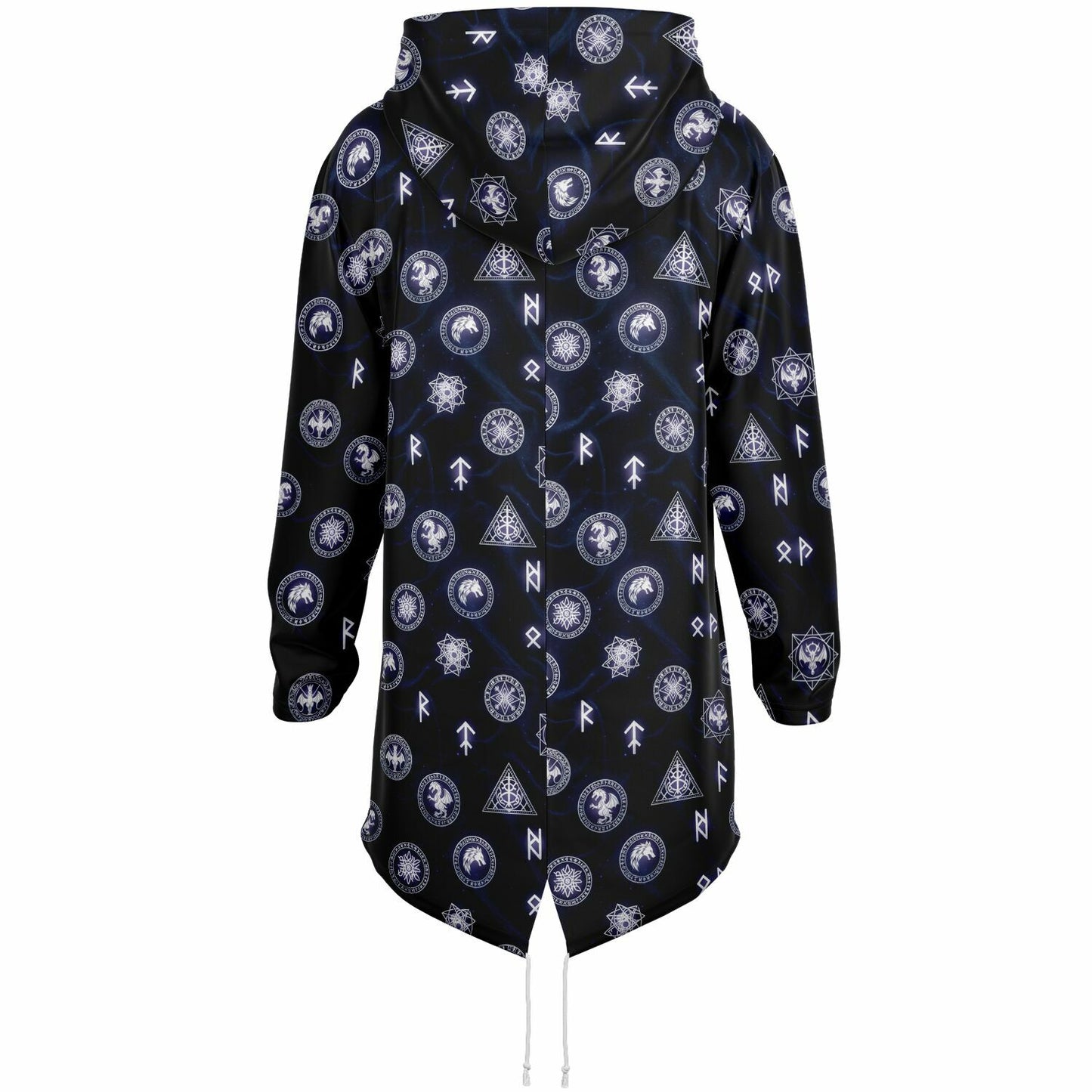Fashion Elongated Hoodie - AOP