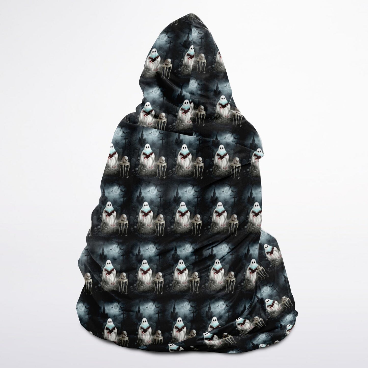 Hooded Blanket Micro Fleece - AOP