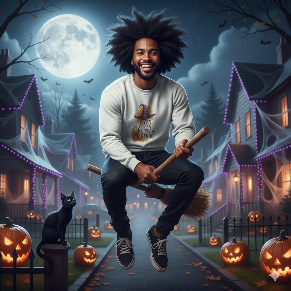 Halloween Witch Sweatshirt