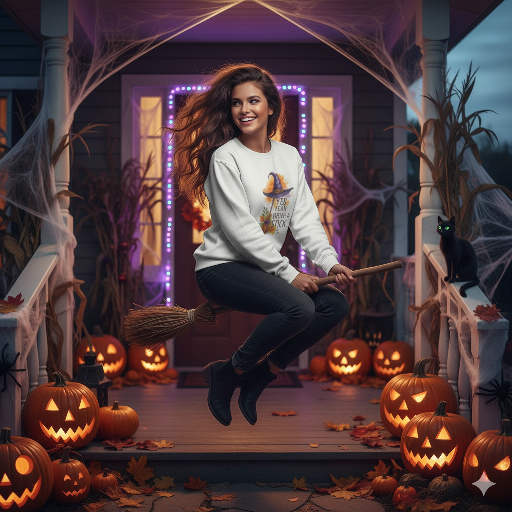 Halloween Witch Sweatshirt