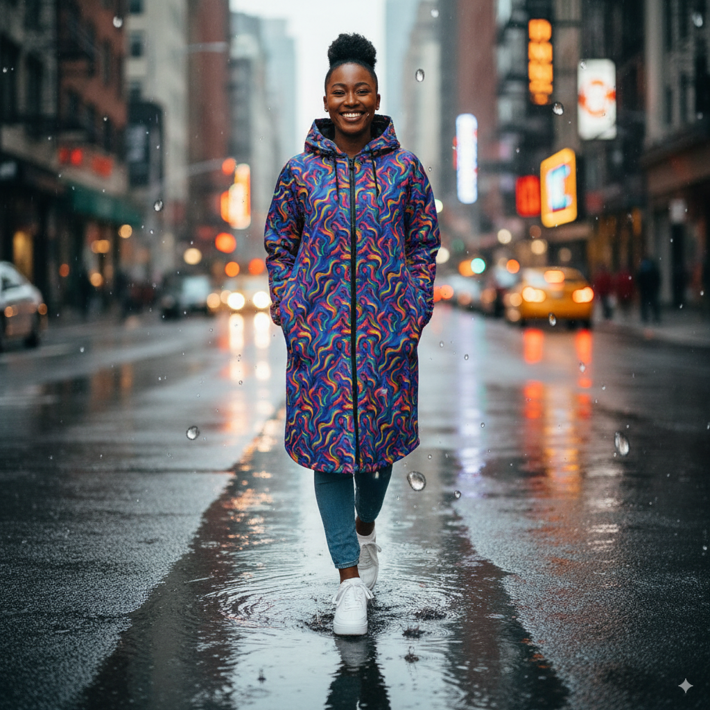 Zipper Cloak - AOP
