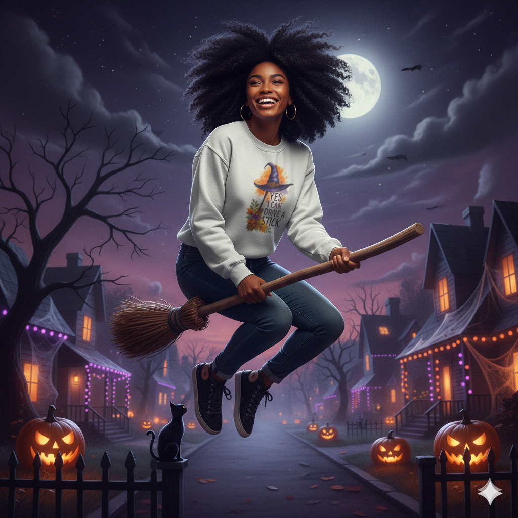 Halloween Witch Sweatshirt