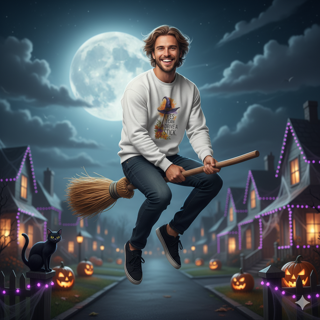Halloween Witch Sweatshirt