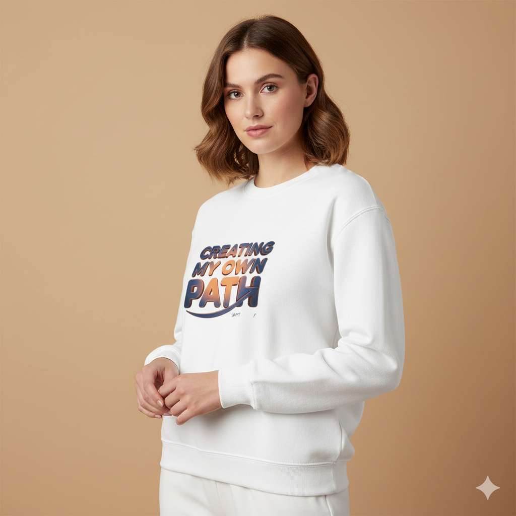 Creating My Own Path sweatshirt
