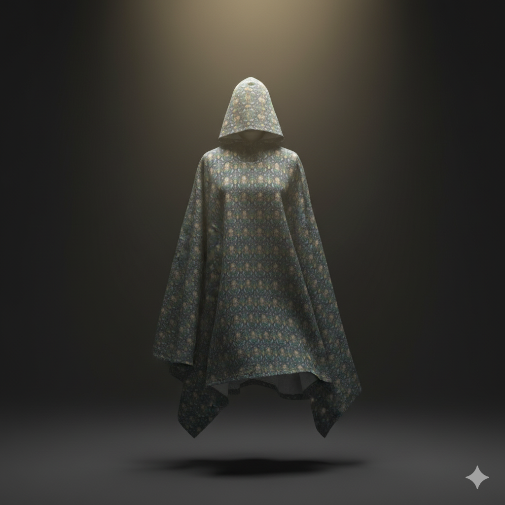 Heavyweight Elongated Cloak - AOP