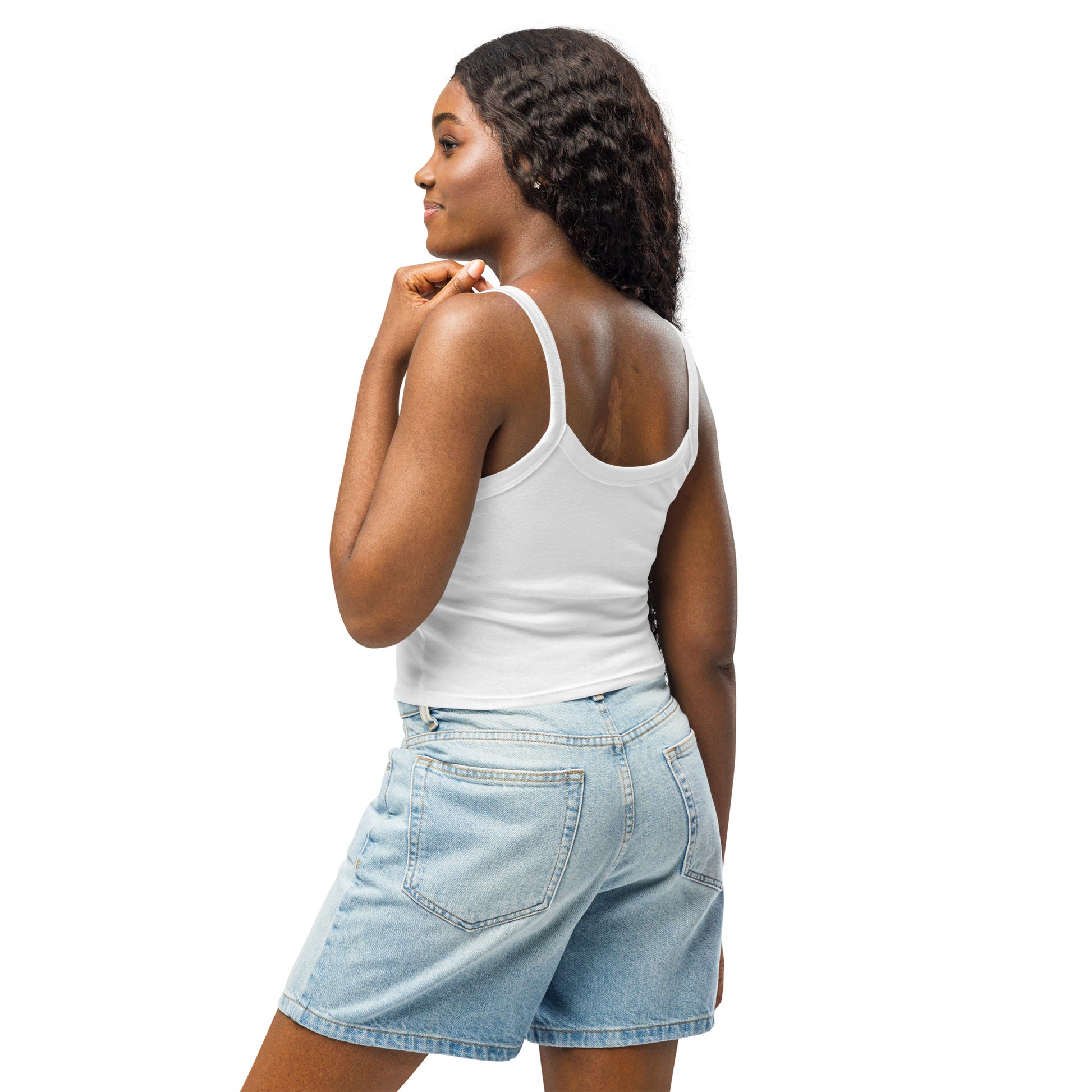 chic micro-rib tank top